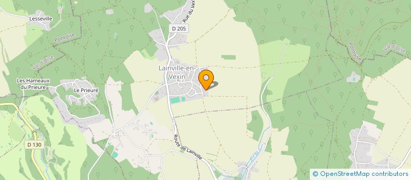 localisation de l'entreprise EURL MARECHALERIE VONVILLE  LAINVILLE-EN-VEXIN