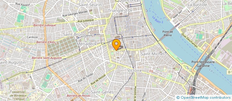 localisation de l'entreprise EURL MARGO  BORDEAUX