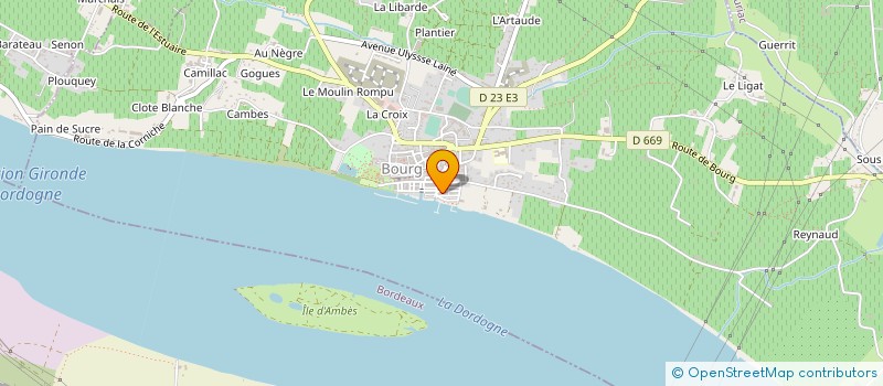 localisation de l'entreprise EURL MARGOT à BOURG