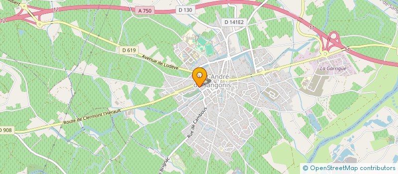 localisation de l'entreprise EURL MARIE CELESTE à SAINT-ANDRE-DE-SANGONIS