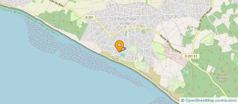 localisation de l'entreprise EURL MARIE SCHERRER  LE BOIS-PLAGE-EN-RE