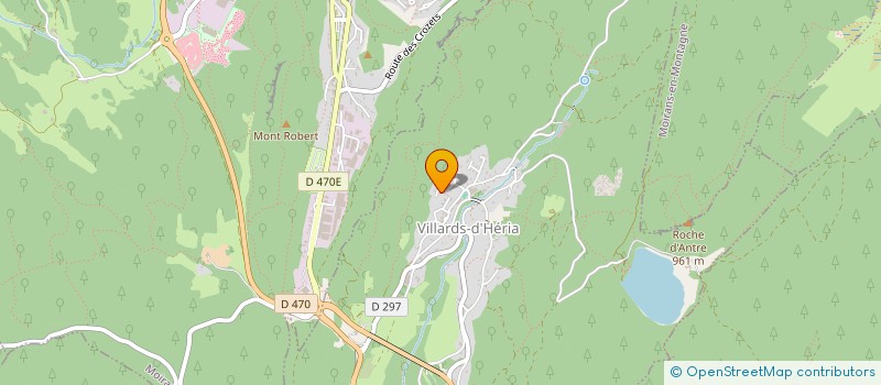 localisation de l'entreprise EURL MARIETTA  VILLARDS D'HERIA