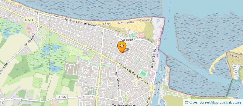 localisation de l'entreprise EURL MARIETTE DIFFUSION à OUISTREHAM