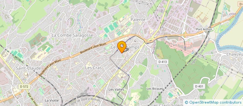 localisation de l'entreprise EURL MARILORE STYL à BESANCON