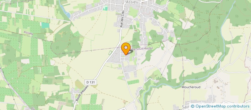 localisation de l'entreprise EURL MARINA  VILLE-SOUS-ANJOU