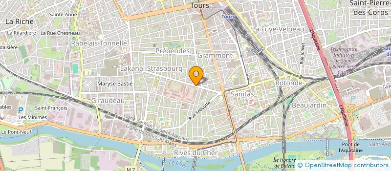 localisation de l'entreprise EURL MARINE CUISINE  TOURS