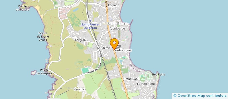 localisation de l'entreprise EURL MARINE IMMOBILIER  SAINT-PIERRE-QUIBERON