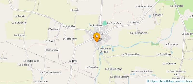 localisation de l'entreprise EURL MARION à VERGEAL