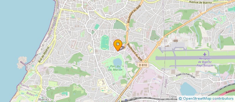 localisation de l'entreprise EURL MARION à BIARRITZ