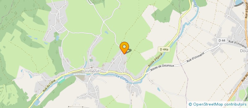 localisation de l'entreprise EURL MARIUS AUBERT  URIMENIL