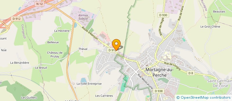 localisation de l'entreprise EURL MARIUS MOUSSET  SAINT-LANGIS-LES-MORTAGNE
