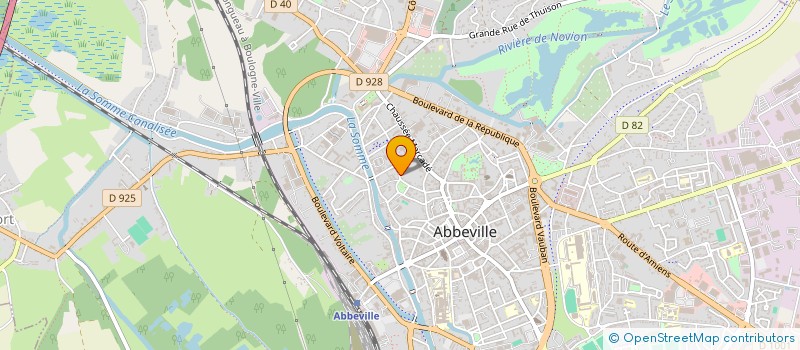 localisation de l'entreprise EURL MARKET'TEAM à ABBEVILLE