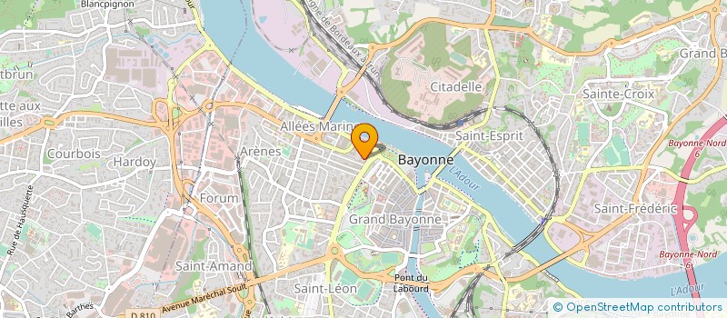 localisation de l'entreprise EURL MARQUET à BAYONNE