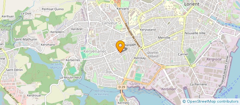 localisation de l'entreprise EURL MARSSET à LORIENT