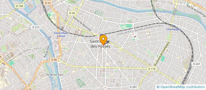 localisation de l'entreprise EURL MARTENS & COMPAGNY  SAINT-MAUR-DES-FOSSES