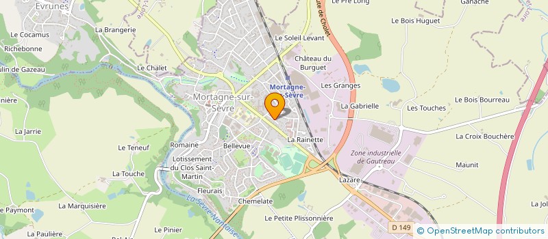 localisation de l'entreprise EURL MARTINET D. à MORTAGNE-SUR-SEVRE