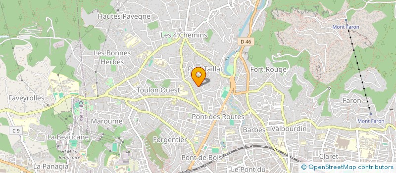 localisation de l'entreprise EURL MARTINI  TOULON