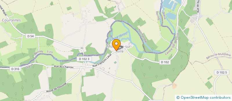 localisation de l'entreprise EURL MARY PLOMBERIE à MONTIGNY-SUR-AVRE