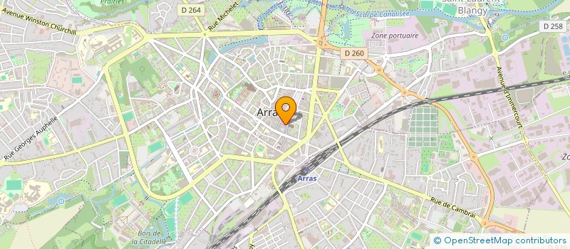 localisation de l'entreprise EURL MARYSE WACHEUX à ARRAS