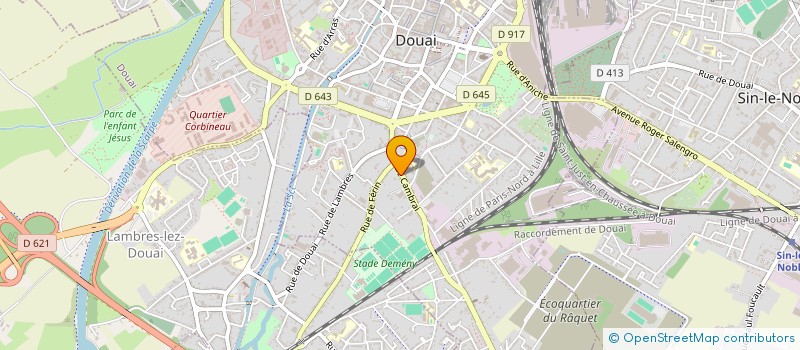 localisation de l'entreprise EURL MARYTAL à DOUAI