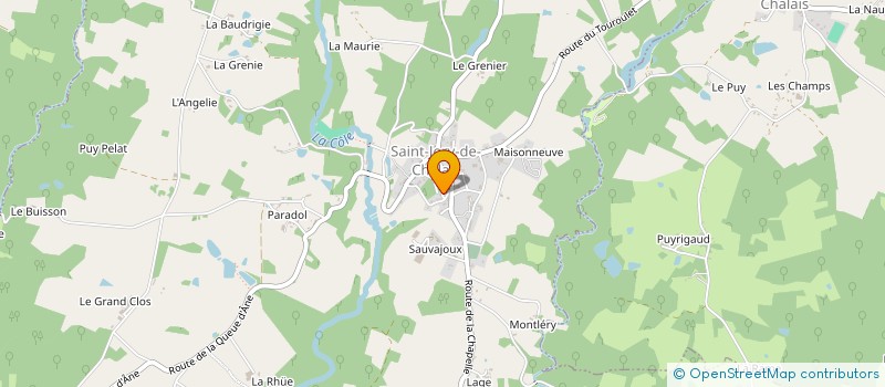 localisation de l'entreprise EURL MARYVET  THIVIERS