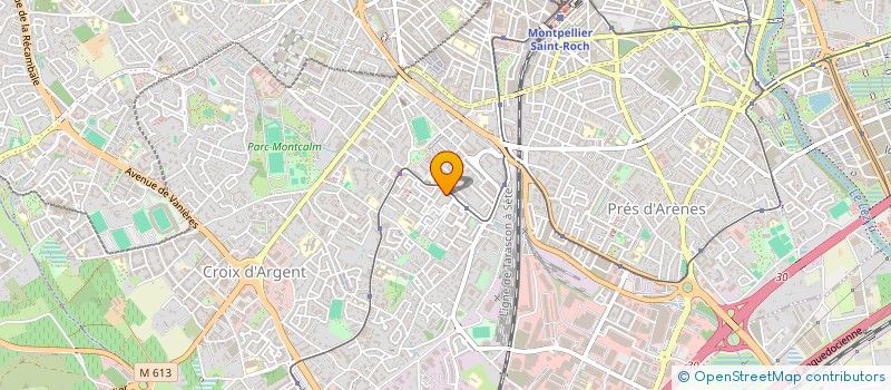 localisation de l'entreprise EURL MAS à MONTPELLIER