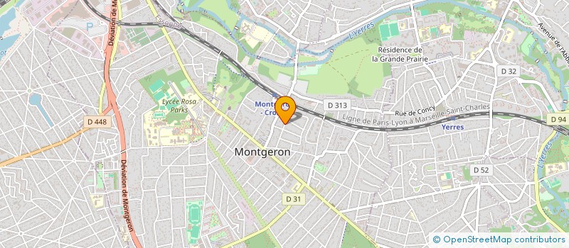 localisation de l'entreprise EURL MASSON à MONTGERON