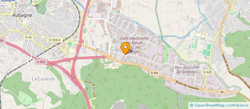 localisation de l'entreprise EURL MASTROPASQUA à AUBAGNE