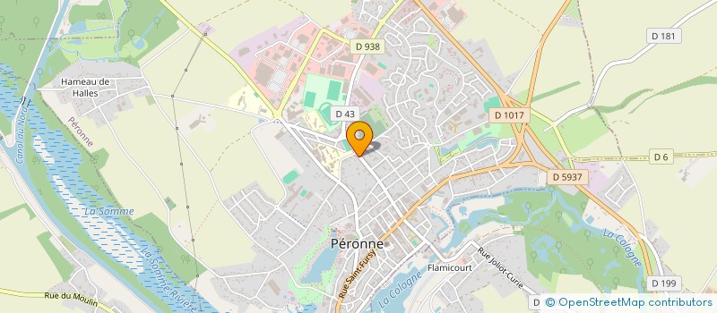 localisation de l'entreprise EURL MAT-PIECES à PERONNE