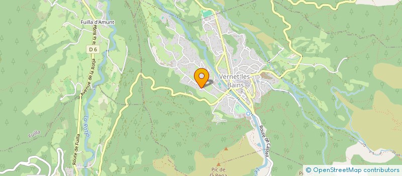 localisation de l'entreprise EURL MAT RESTO à VERNET-LES-BAINS