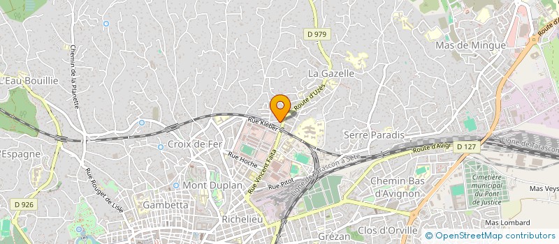 localisation de l'entreprise EURL MATHIEU PRIVAT  BOUILLARGUES