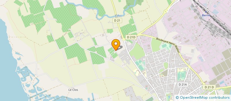 localisation de l'entreprise EURL MATHIS à BERRE-L'ETANG