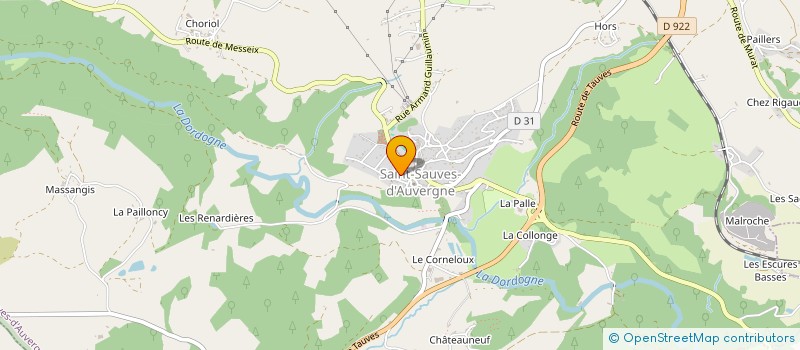 localisation de l'entreprise EURL MATTHIEU CONDUITE  SAINT-SAUVES-D AUVERGNE