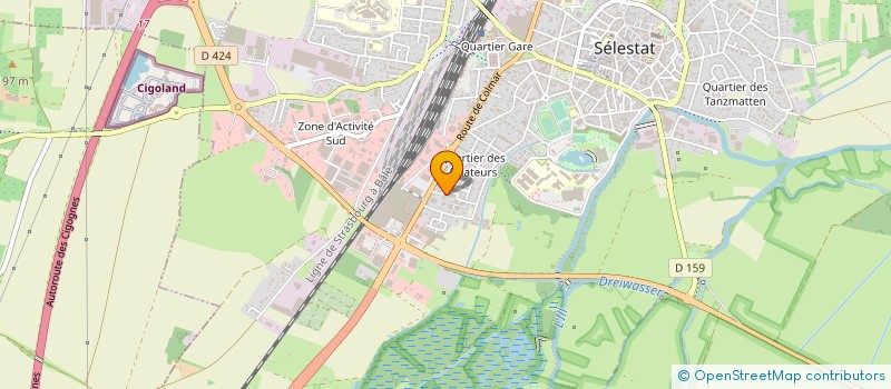 localisation de l'entreprise EURL MAUFFREY à SELESTAT