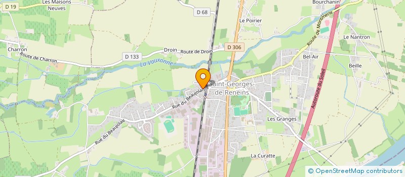 localisation de l'entreprise EURL MAURO MACONNERIE  SAINT-GEORGES-DE-RENEINS