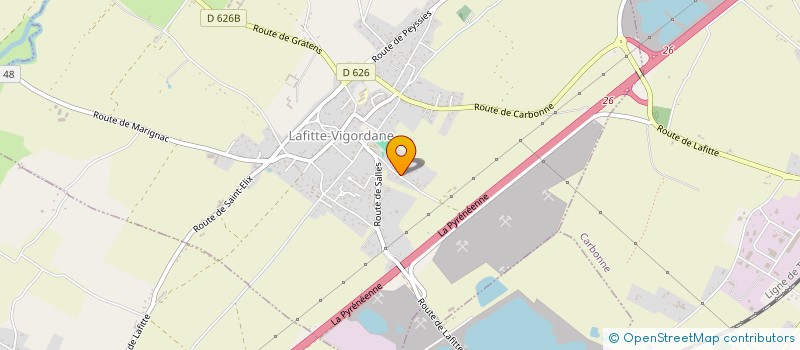 localisation de l'entreprise EURL MAX 3 D  LAFITTE-VIGORDANE