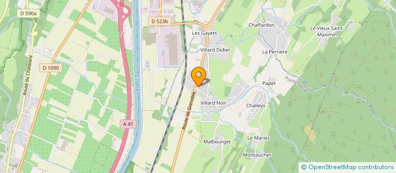 localisation de l'entreprise EURL MAXI-SERVICES  PONTCHARRA