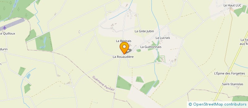 localisation de l'entreprise EURL MAXIME IMMOBILIER  GUEMENE-PENFAO