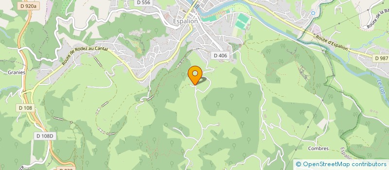 localisation de l'entreprise EURL MAXIME PERRIN  ESPALION