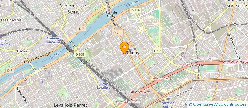 localisation de l'entreprise EURL MAZEL à CLICHY