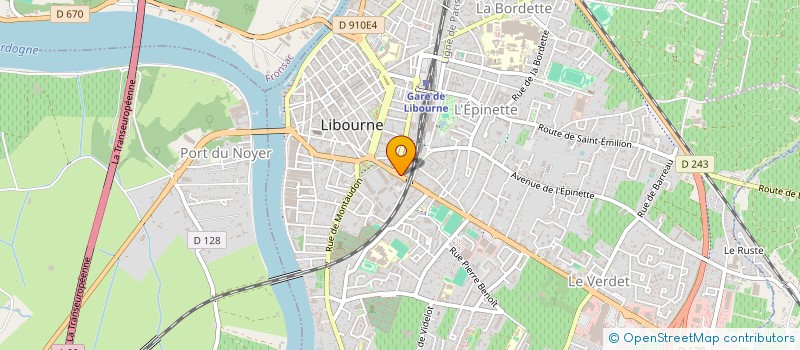localisation de l'entreprise EURL MAZEL TOV à LIBOURNE