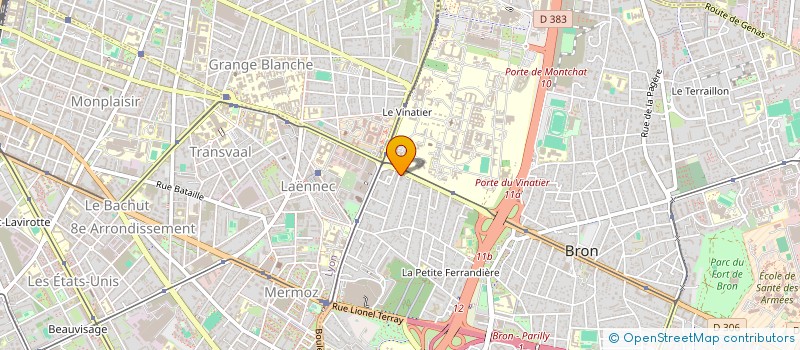 localisation de l'entreprise EURL MB AUTO à BRON