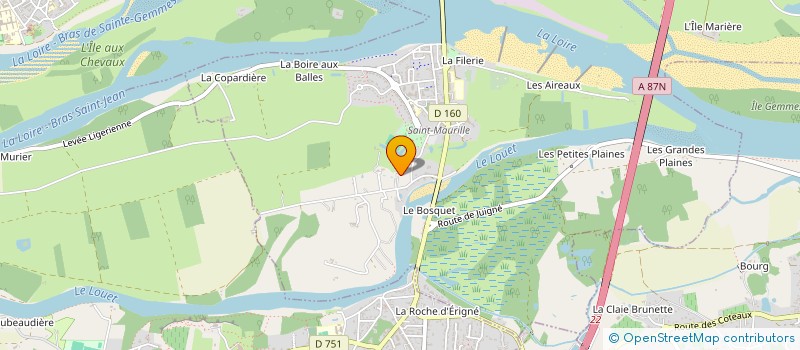 localisation de l'entreprise EURL MC2 INTERNATIONAL  LES PONTS-DE-CE