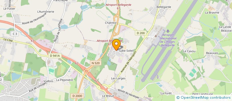 localisation de l'entreprise EURL MCO à LIMOGES