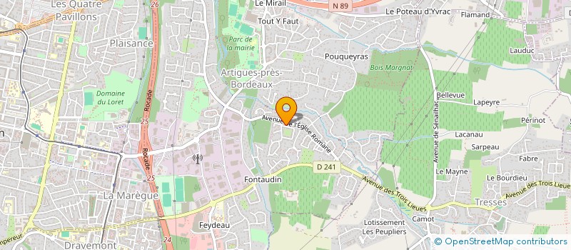 localisation de l'entreprise EURL MCRP  ARTIGUES-PRES-BORDEAUX