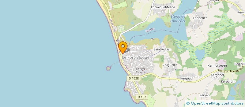 localisation de l'entreprise EURL MD AGENCEMENT  PLOEMEUR