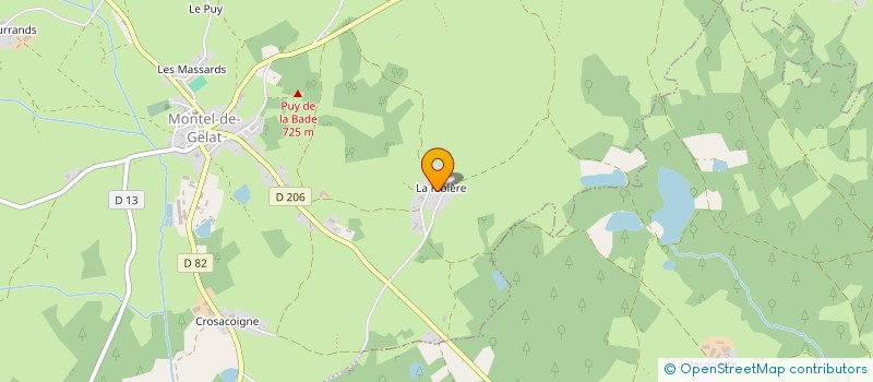 localisation de l'entreprise EURL MD FORET  MONTEL-DE-GELAT