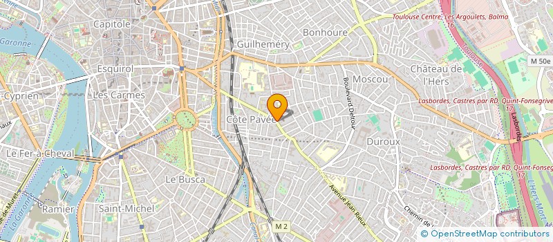 localisation de l'entreprise EURL MDL OPTIQUE à TOULOUSE