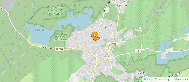 localisation de l'entreprise EURL ME2S  ARSAC