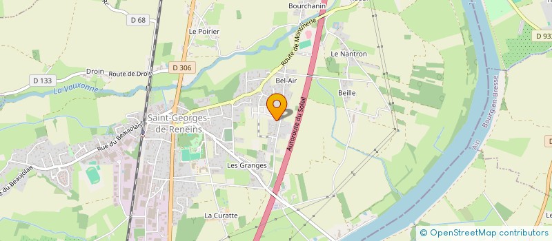 localisation de l'entreprise EURL MECHAIN  SAINT-GEORGES-DE-RENEINS